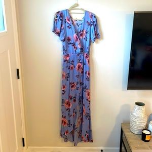Miami - Blue Floral Maxi - Medium